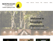 Tablet Screenshot of moonlightillumination.com